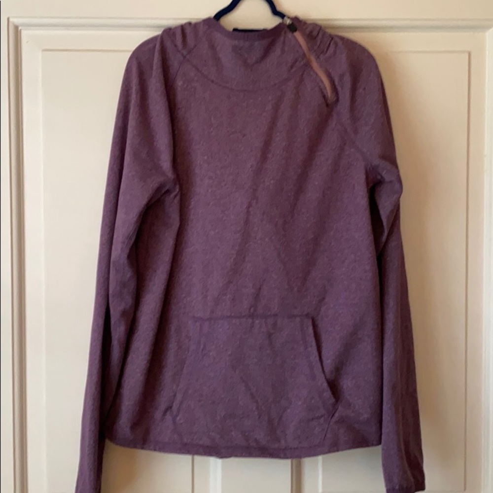 Zella Girls Purple Hooded Pullover Size Large